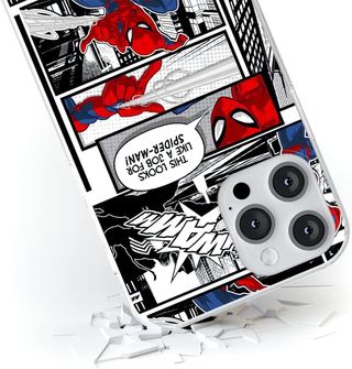 Ert Group Custodia per iPhone con licenza Marvel Spider Man