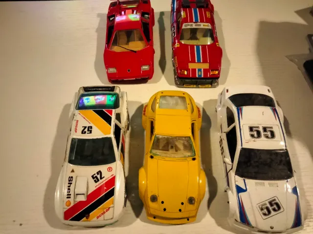 Lote 5 coches diorama piezas 1/24