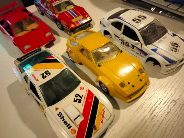 Lote 5 coches diorama piezas 1/24