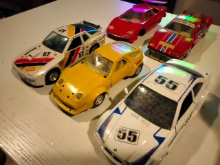 Lote 5 coches diorama piezas 1/24