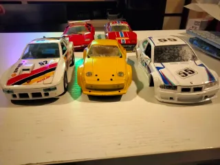 Lote 5 coches diorama piezas 1/24