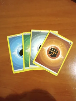 Lote 4 Cartas Pokémon Energía