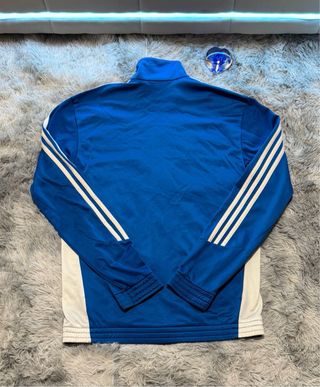 Track Jacket Adidas azul y blanca