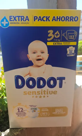 112 Pañales Dodot Sensitive T3+
