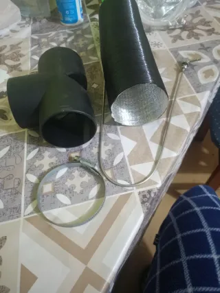 Tubo flexible, T y espadín