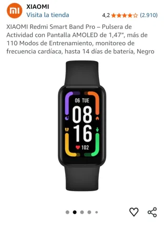 Xiaomi Redmi Smart Band Pro Nero