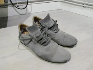 Zapatillas Sparco de ante grises