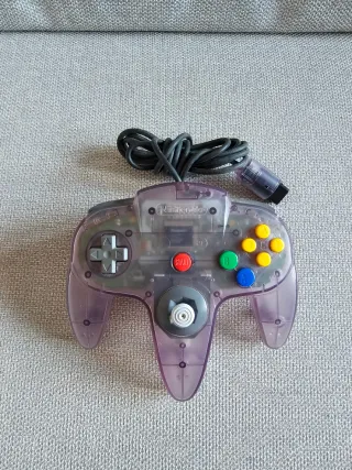 Controller Nintendo 64 Originale Trasparente Viola