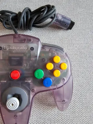 Controller Nintendo 64 Originale Trasparente Viola