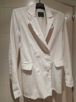 Blazer blanco mujer