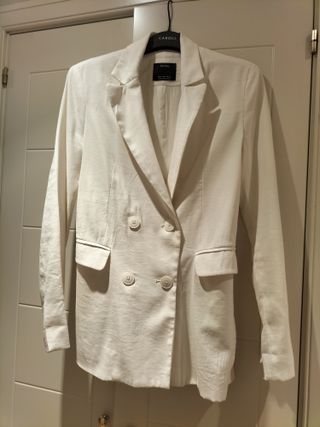Blazer blanco mujer
