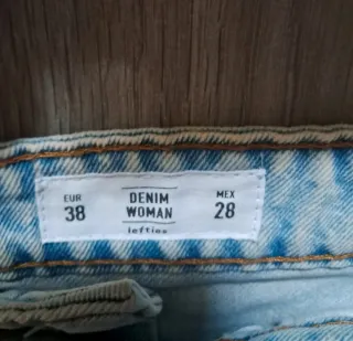 2 Shorts Vaqueros Mom Fit T. 38