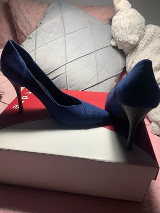 Zapatos de tacón ZENVIMI rojo y azul