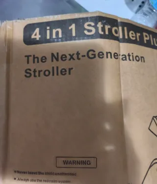 Cochecito de bebé azul marino