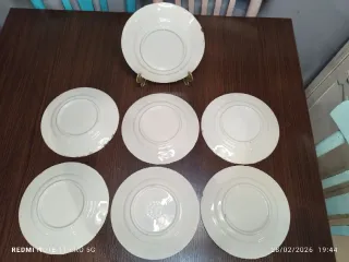 7 Platos Postre Cerámica Italianos VINTAGE