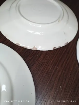 7 Platos Postre Cerámica Italianos VINTAGE