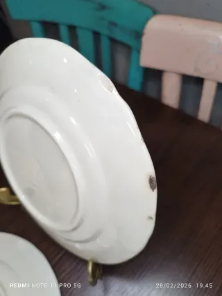 7 Platos Postre Cerámica Italianos VINTAGE