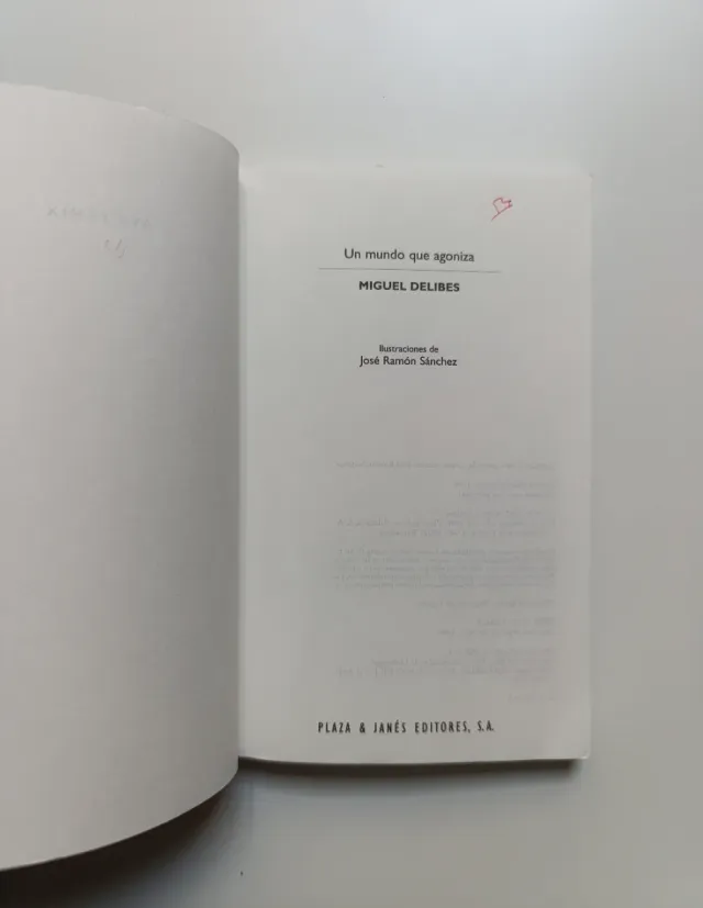 Un mundo que agoniza (Discurso RAE).