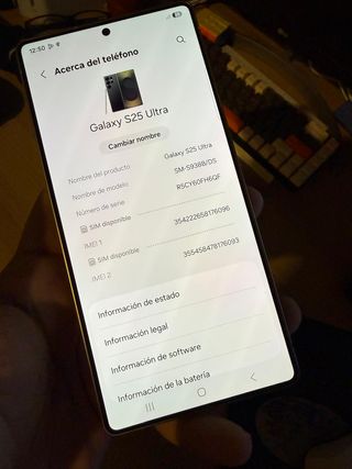 Samsung Galaxy S25 Ultra Negro