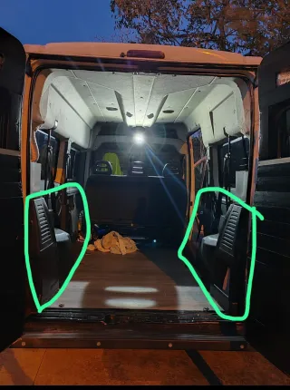 Laterales(2) embellecedores traseros Citroën Jumpe