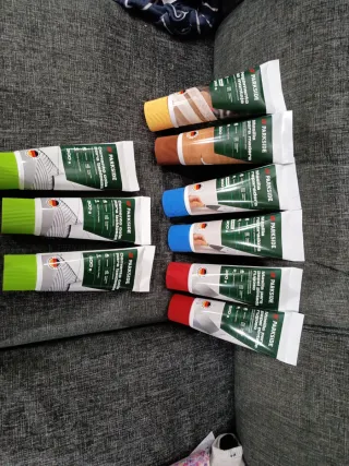 Lote Masillas y Cemento Cola Parkside