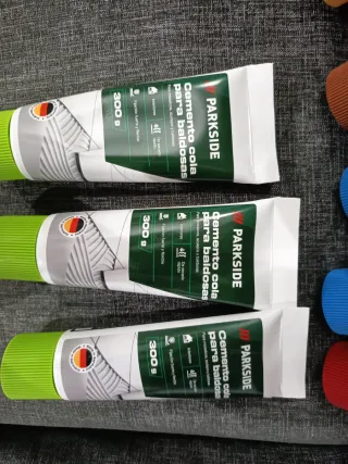 Lote Masillas y Cemento Cola Parkside