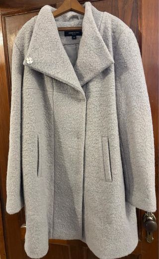 abrigo kenneth cole gris talla L