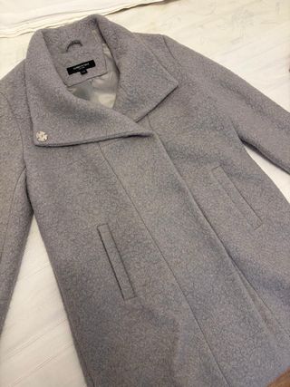 abrigo kenneth cole gris talla L