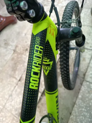 Bicicleta B-Twin Rock Rider Amarillo Neón