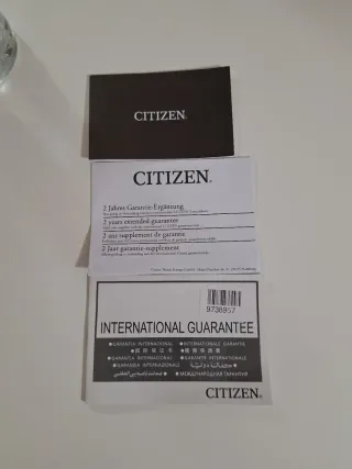 Reloj Citizen Cuarzo Esfera Negra Nuevo