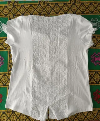 Blusa Lili Dudu blanca talla S
