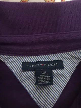 Polo Tommy Hilfiger Morado Talla S
