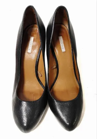 Zapatos Uterqüe Piel Tacón Plataforma Talla 40