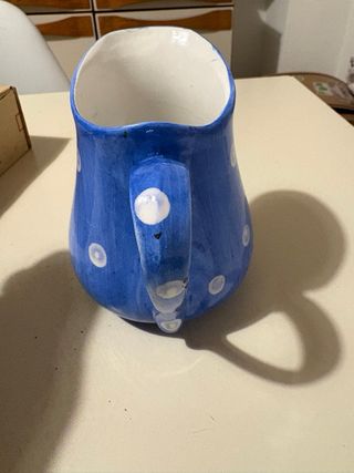 Brocca in ceramica decorata