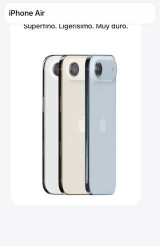 iPhone Air 256GB Negro PRECINTADO