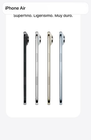 iPhone Air 256GB Negro PRECINTADO