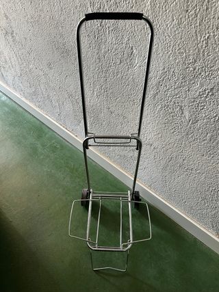 Carro compra plegable acero inoxidable