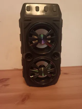 Altavoz Negro Multicolor