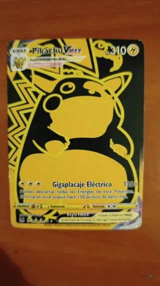 Carta Pokémon Pikachu VMAX Gigamax TG29/TG30