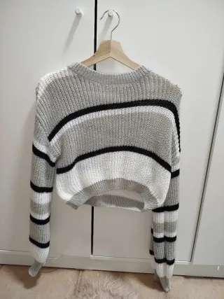 Jersey de lana a rayas