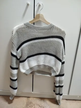 Jersey de lana a rayas