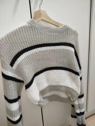Jersey de lana a rayas