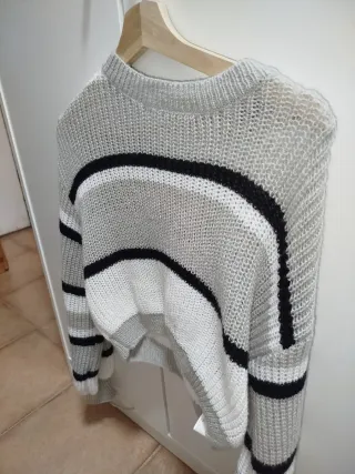 Jersey de lana a rayas