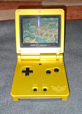 GBA - Game Boy Advance - Dorada - Trifuerza