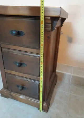 Mueble cajonera rústico