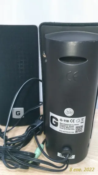 Altavoces Genius Multimedia Negros y Plateados