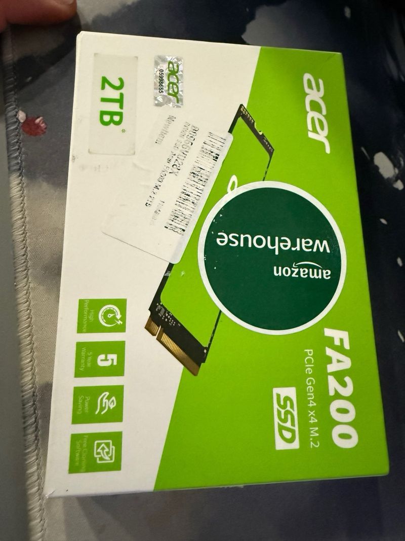 SSD Acer FA200 M.2 2280 2TB PCIe 4.0 NVMe afbeelding 2