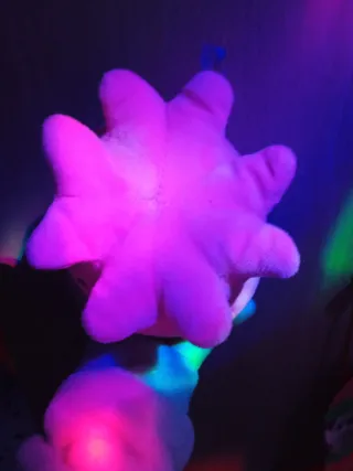 Pulpo de peluche rosa