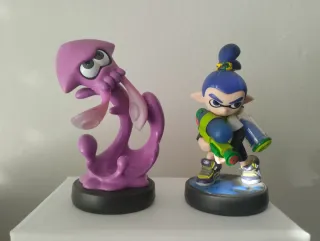 Amiibo Splatoon Nintendo Morado y Chico