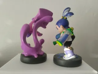 Amiibo Splatoon Nintendo Morado y Chico
